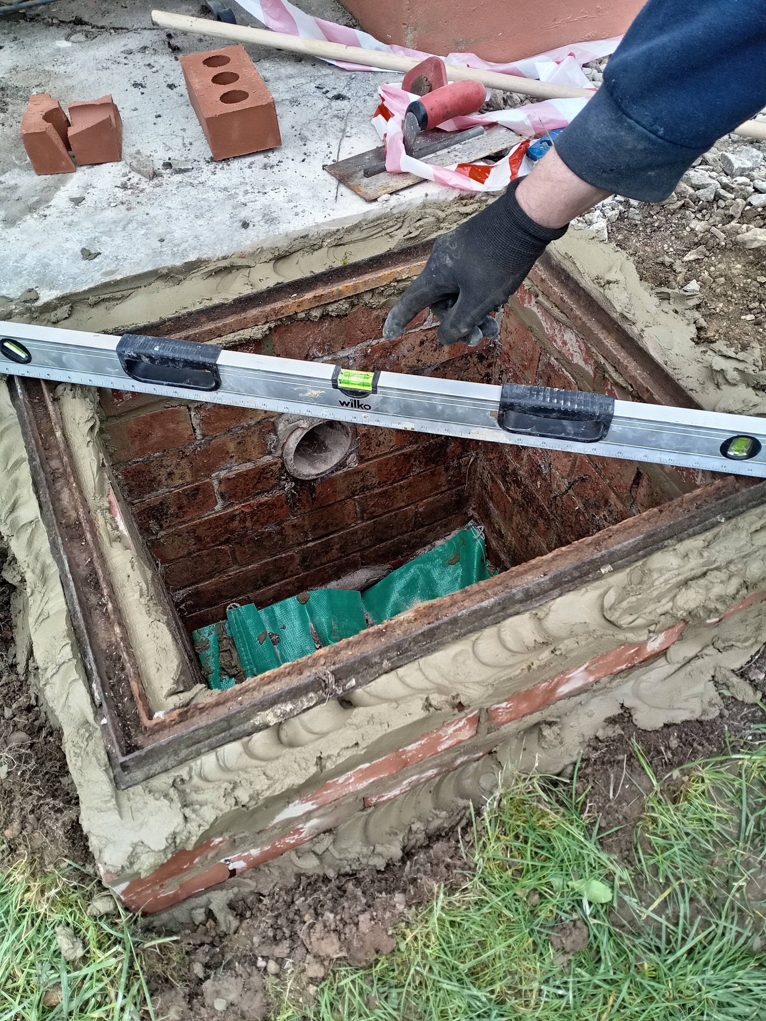 Brick Work Man Hole Repair