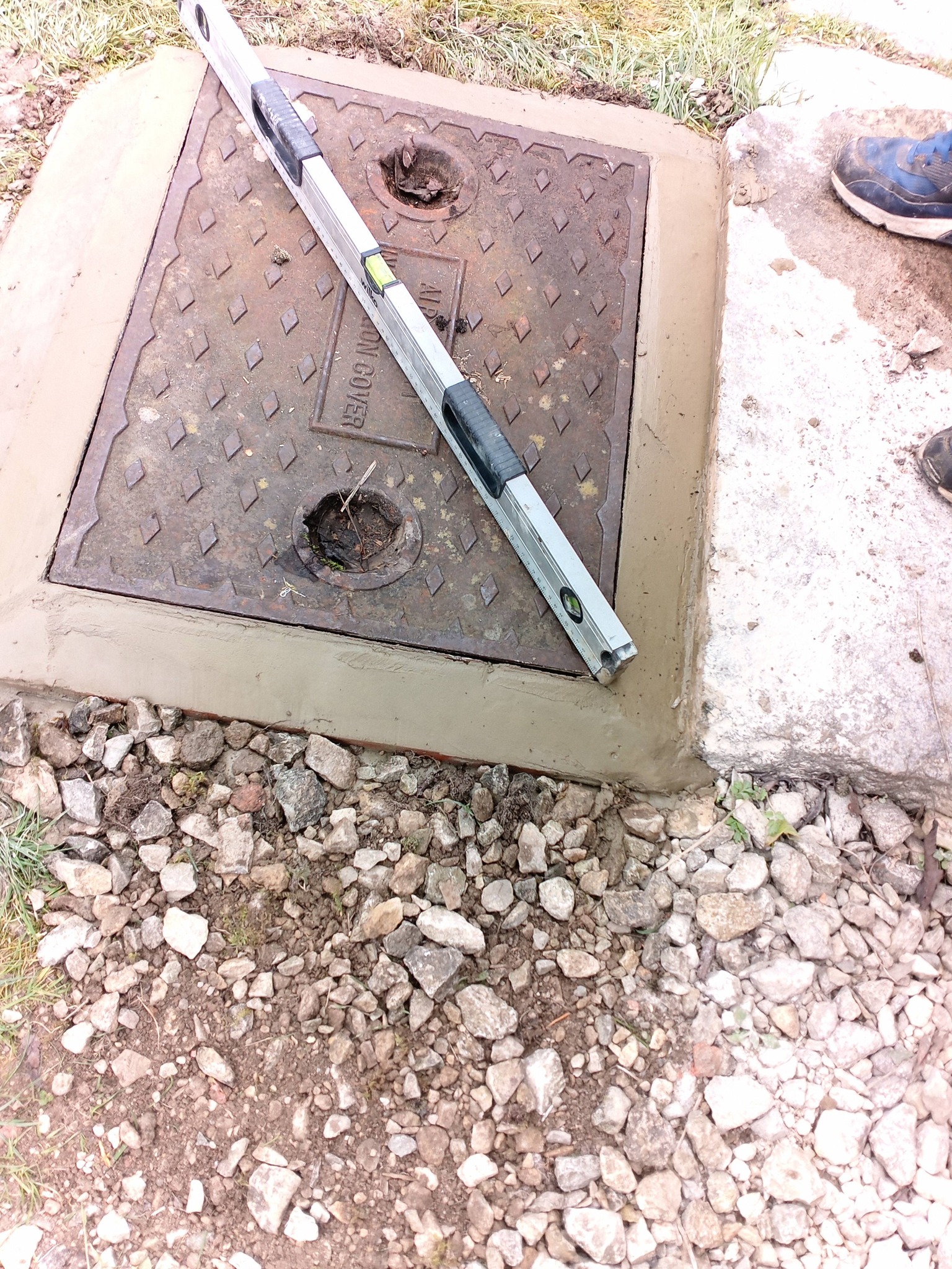 Brick Work Man Hole Repair Completed